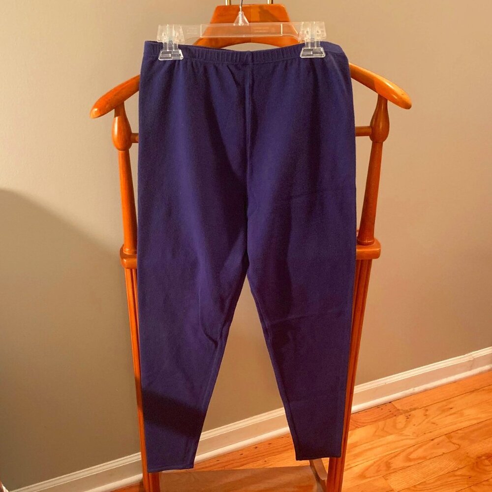 Vintage 90s navy blue leggings
